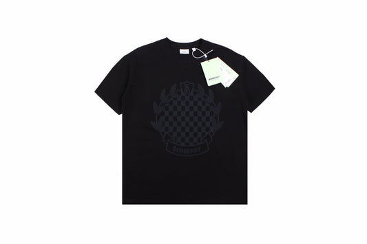 Burberry T-shirt with Checkered Crest - Phantom Kicks