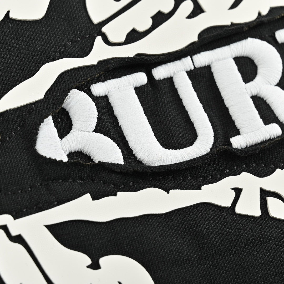 Burberry T-Shirt - Black with Graphic Design - Phantom Kicks