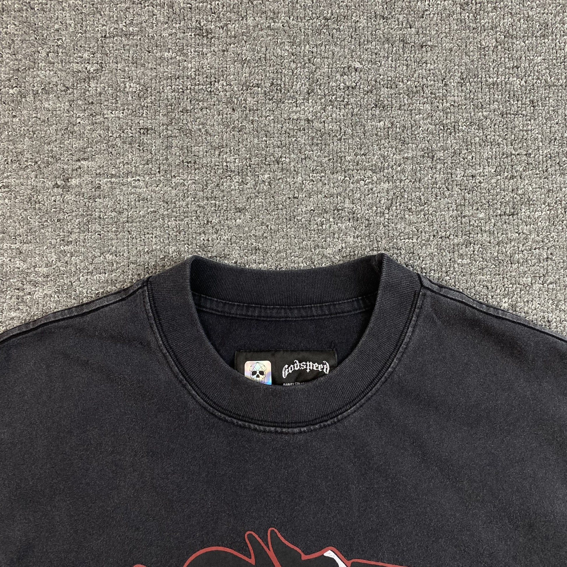 GODSPEED RACER GOLDIE T-SHIRT WASHED BLACK - Phantom Kicks