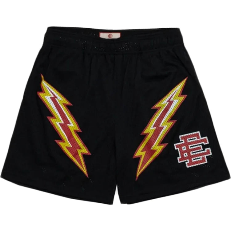 EE Shorts Black Red Lightning - Phantom Kicks