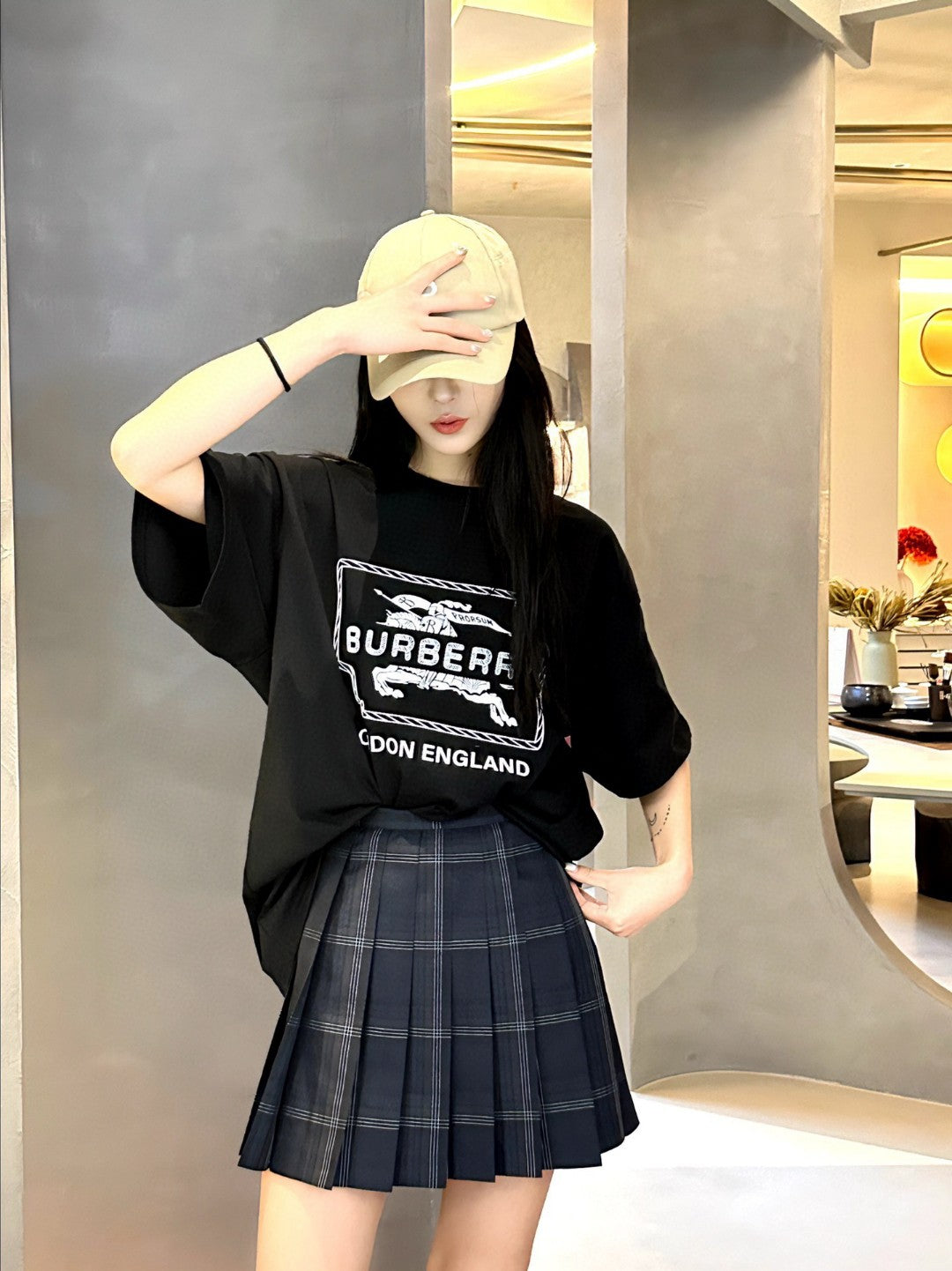 Burberry London England Black Graphic T-Shirt - Phantom Kicks