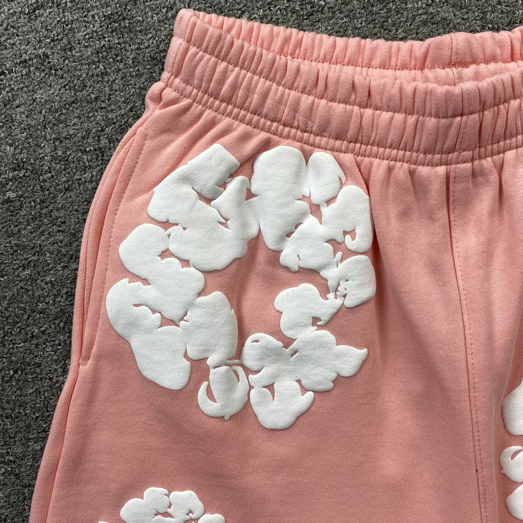 DENIM TEARS COTTON WREATH SHORTS PEACH - Phantom Kicks