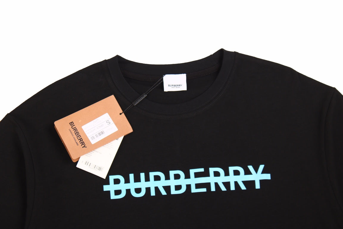 Burberry T-Shirt with Strikethrough Logo - Phantom Kicks