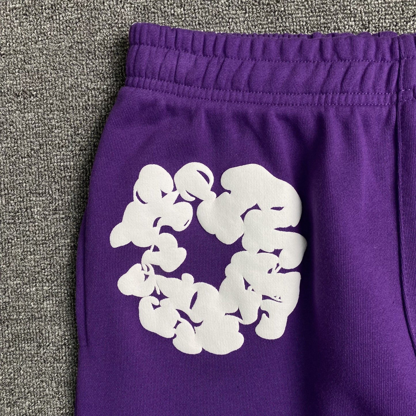 DENIM TEARS COTTON WREATH SWEATPANTS PURPLE - Phantom Kicks