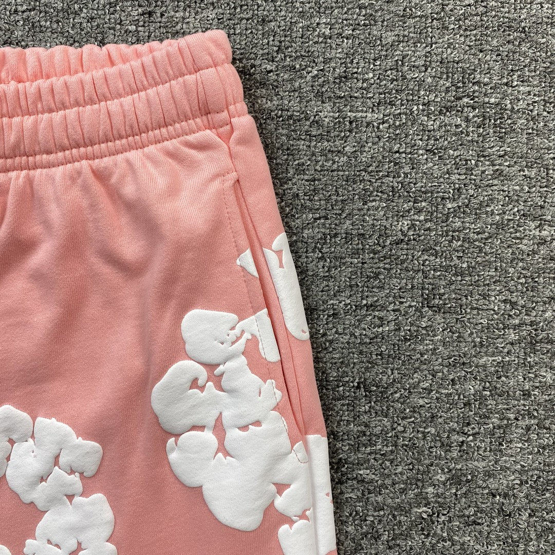 DENIM TEARS COTTON WREATH SHORTS PEACH - Phantom Kicks