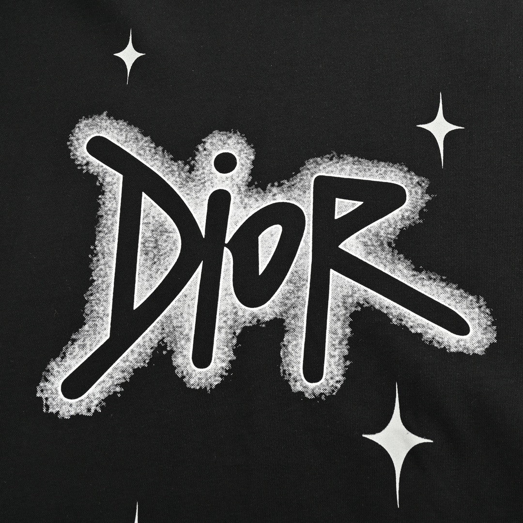 DIOR STAR GRAPHIC T-SHIRT BLACK - Phantom Kicks