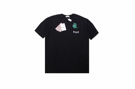 Dior Embroidered Lizard T-Shirt - Black - Phantom Kicks
