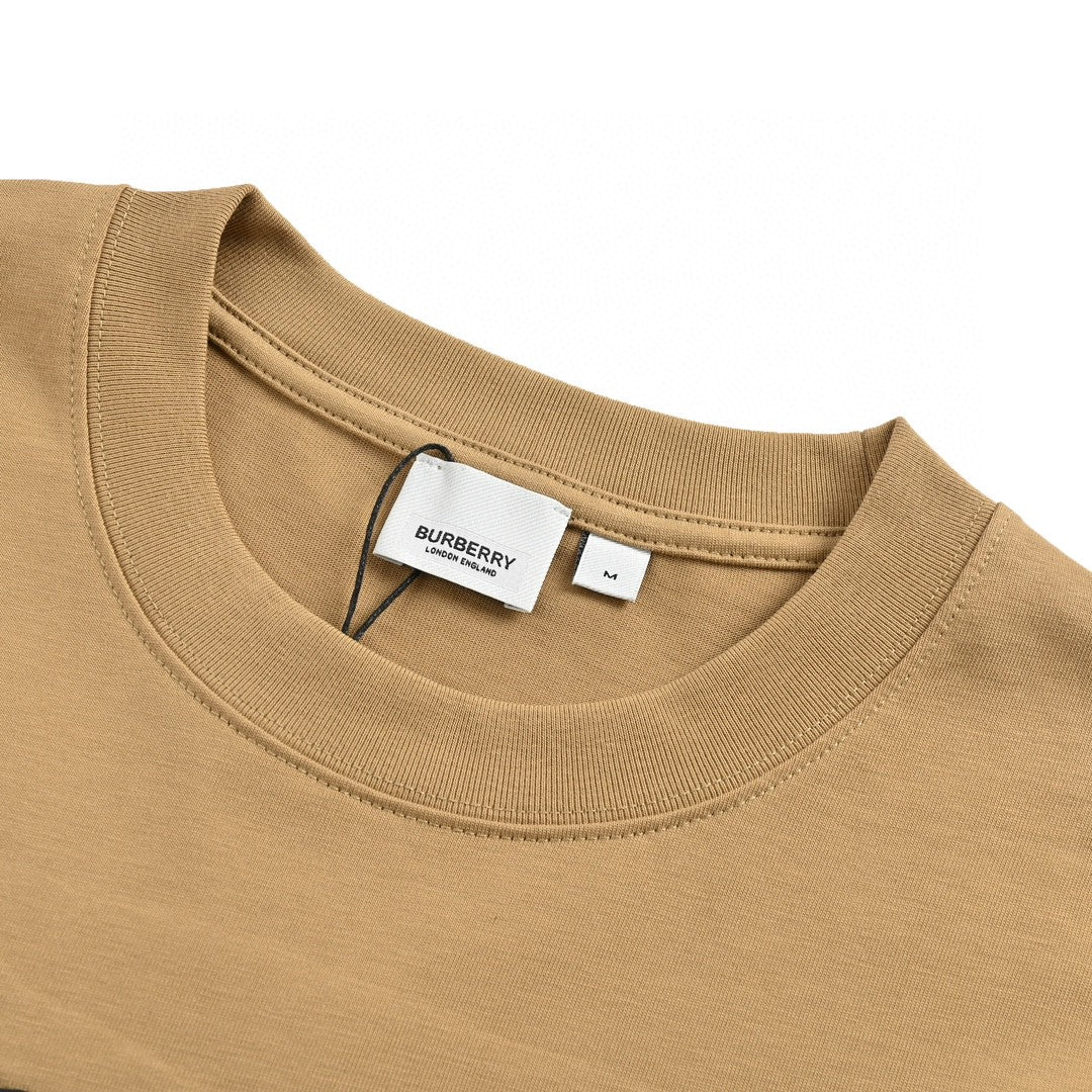 Burberry T-Shirt - Tan with Graphic Design - Phantom Kicks