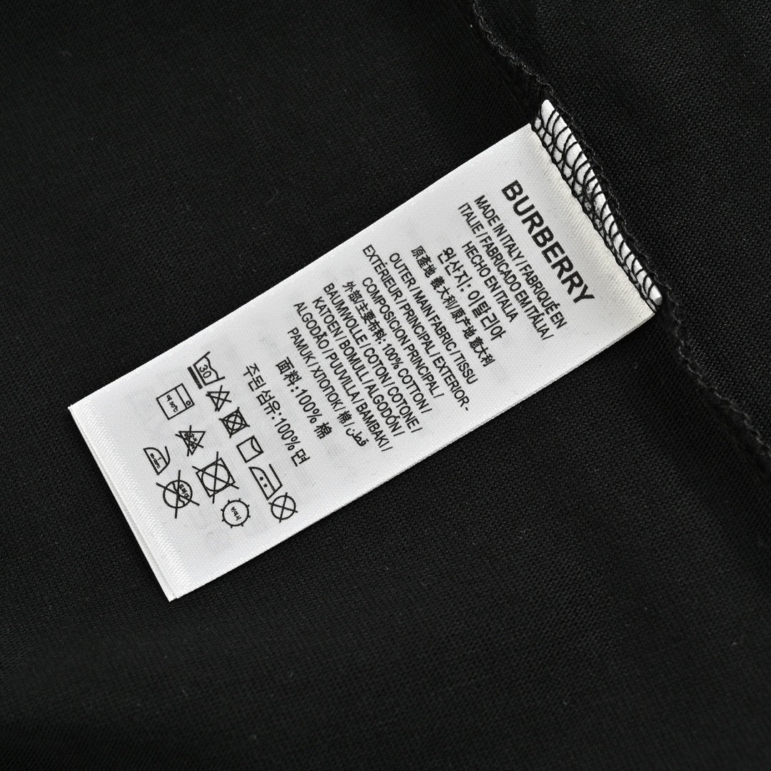Burberry London England Black Graphic T-Shirt - Phantom Kicks
