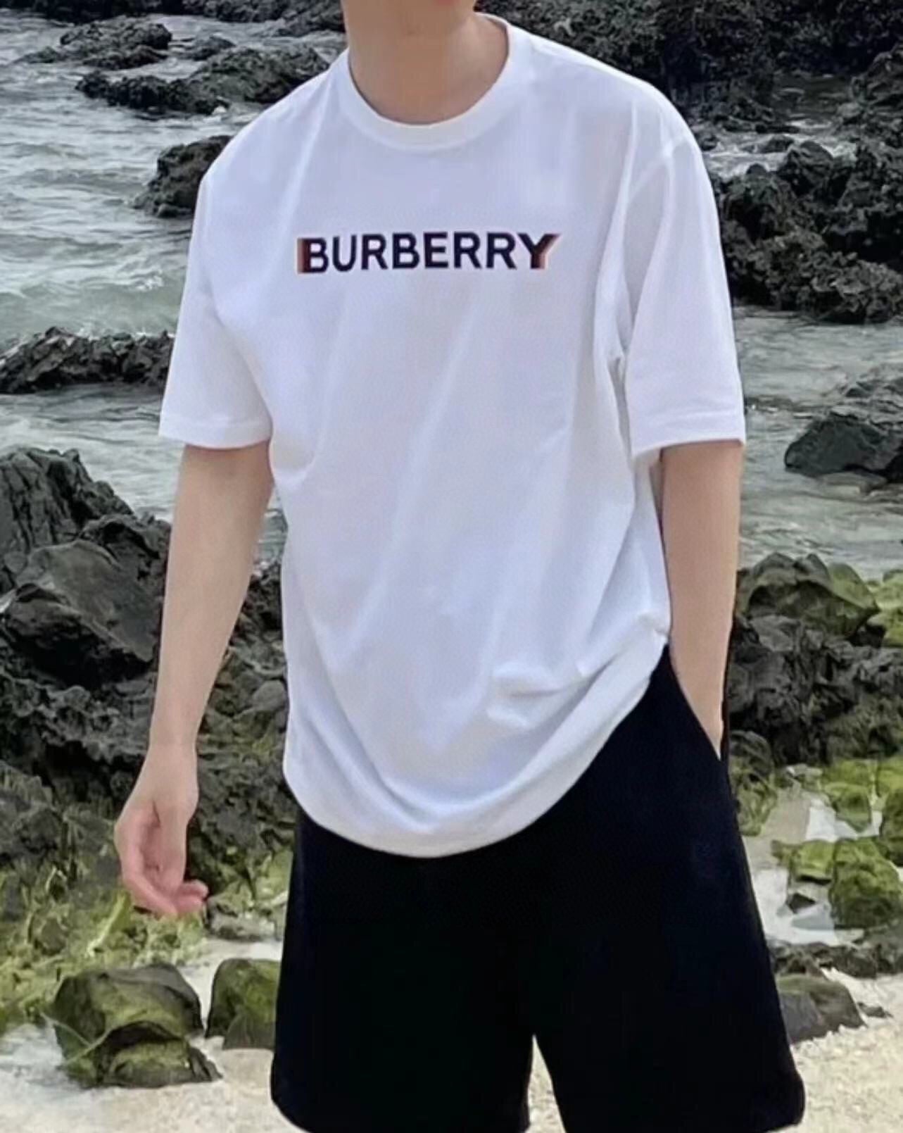 Burberry Logo T-Shirt - White - Phantom Kicks