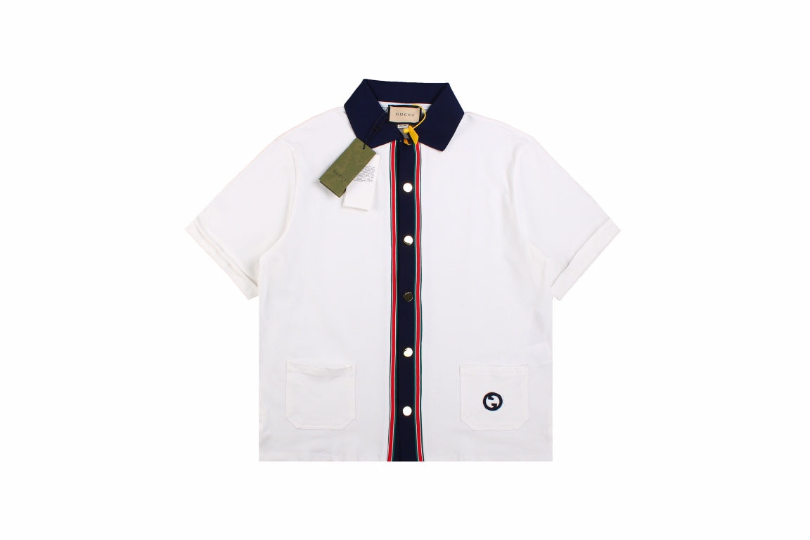 Gucci Contrast Collar Shirt - Phantom Kicks