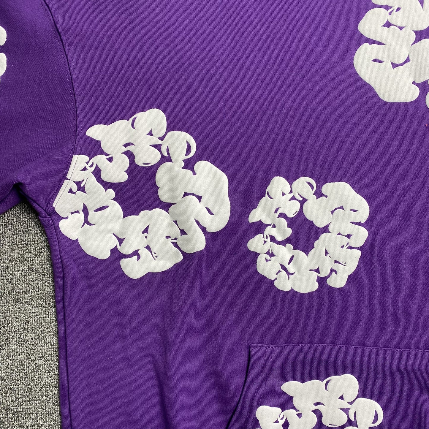 DENIM TEARS COTTON WREATH HOODIE PURPLE - Phantom Kicks