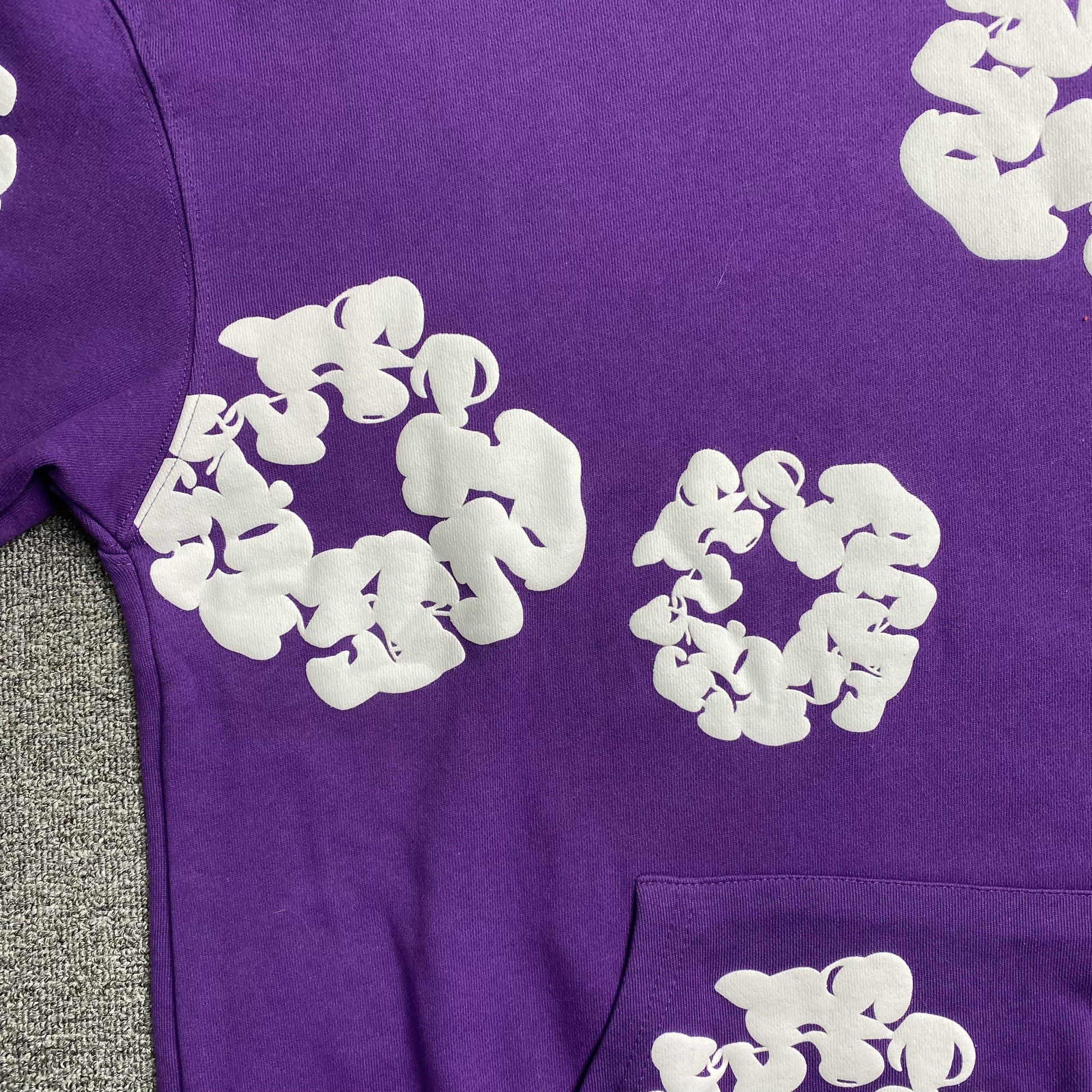 DENIM TEARS COTTON WREATH HOODIE PURPLE - Phantom Kicks