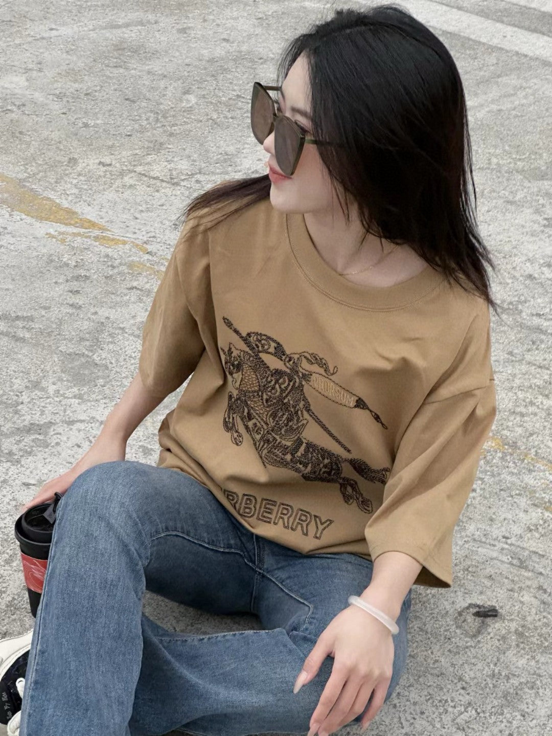 Burberry T-Shirt - Knight Graphic - Phantom Kicks