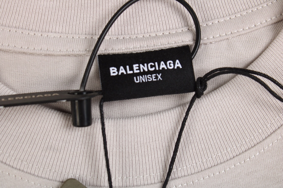 BALENCIAGA LOGO T-SHIRT GRAY - Phantom Kicks