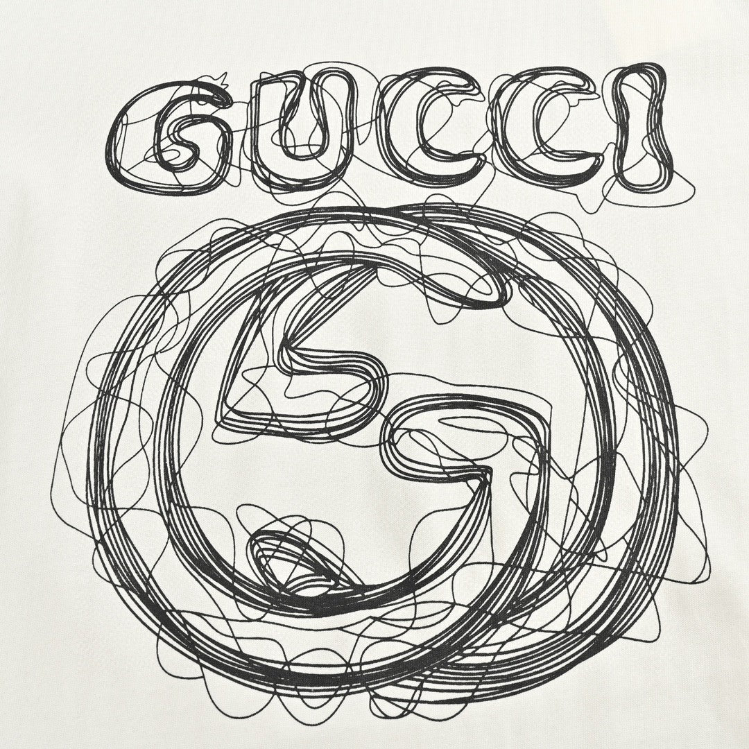 Gucci T-Shirt - Scribble Logo - Phantom Kicks