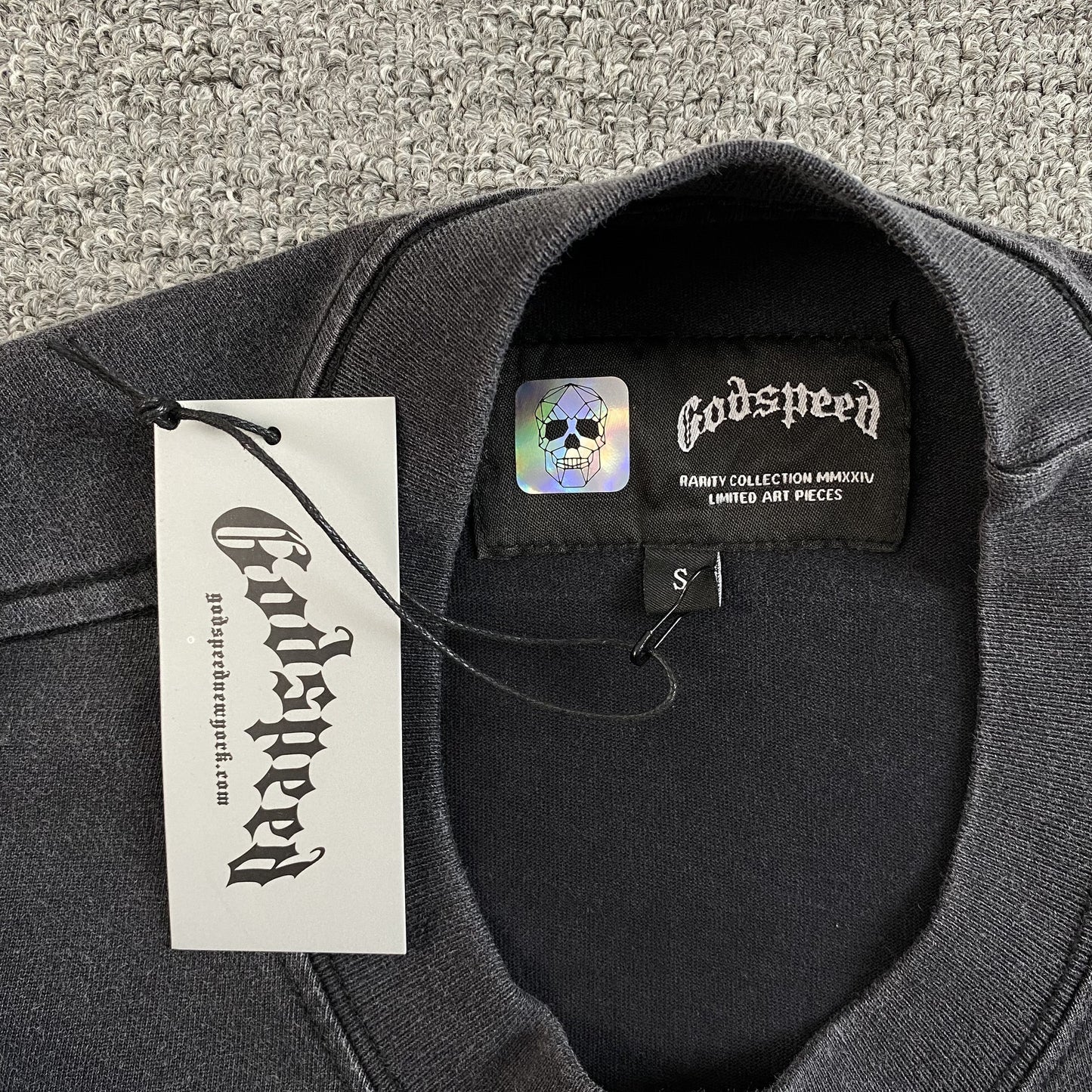 GODSPEED RACER GOLDIE T-SHIRT WASHED BLACK - Phantom Kicks