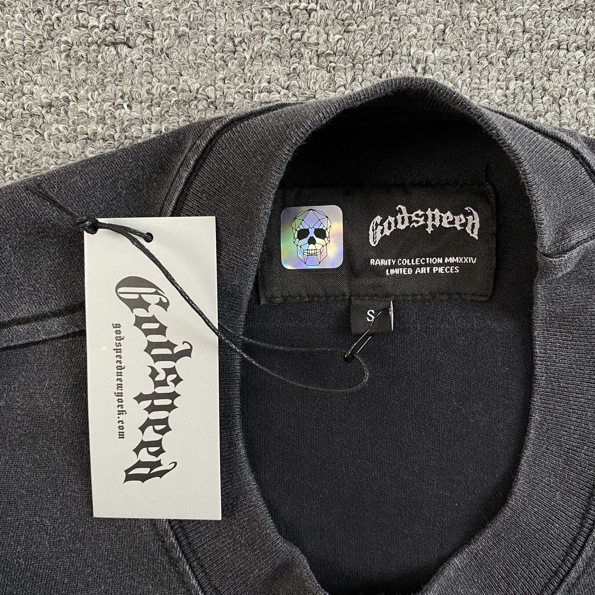 GODSPEED RACER GOLDIE T-SHIRT WASHED BLACK - Phantom Kicks