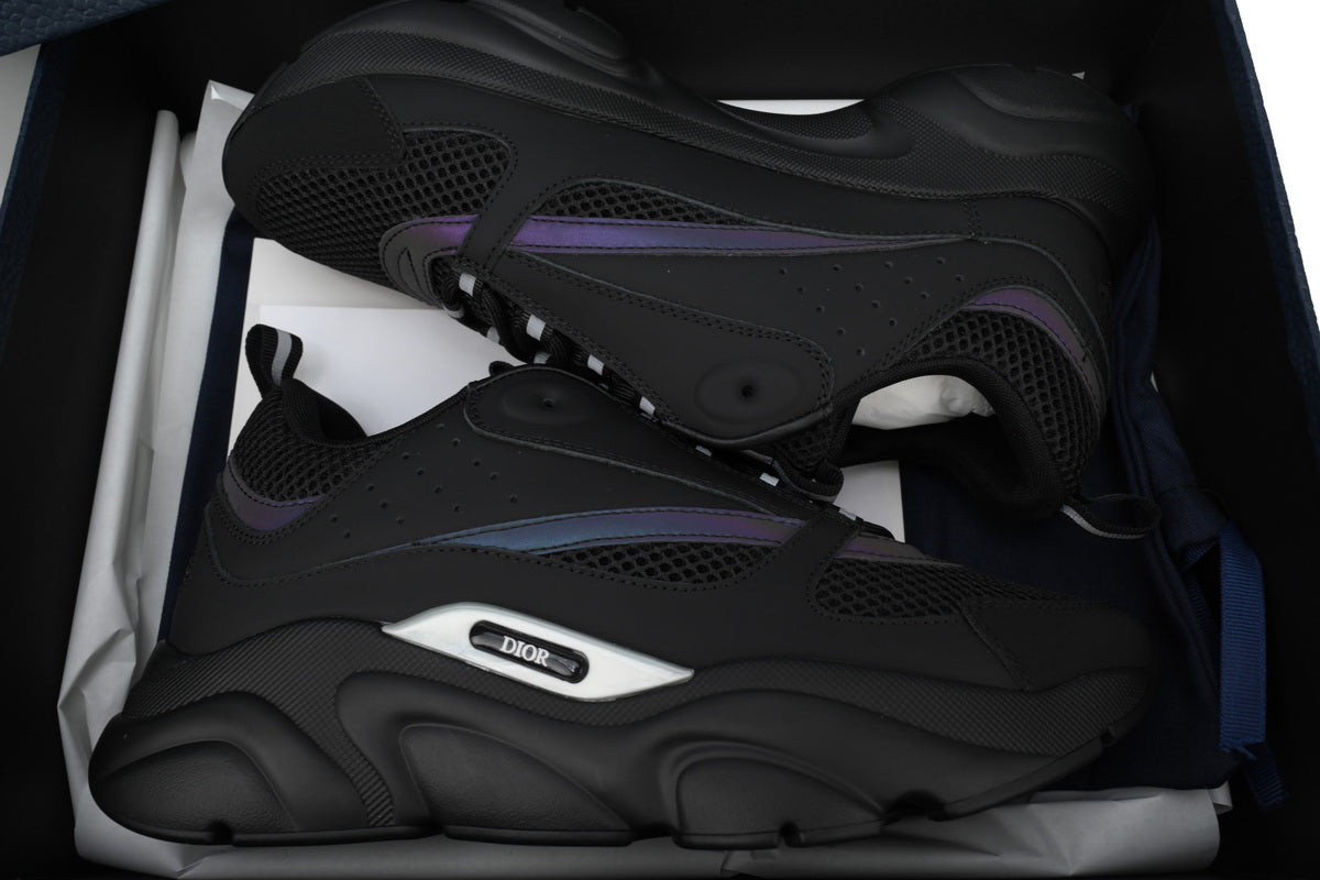 DIOR B22 REFLECTIVE BLACK - Phantom Kicks