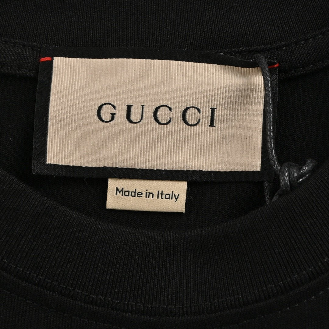Gucci Black T-Shirt with Dragon Graphic - Phantom Kicks
