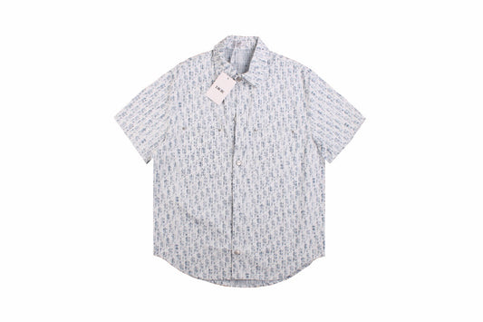 Dior Monogram Shirt (Blue/White) - Phantom Kicks
