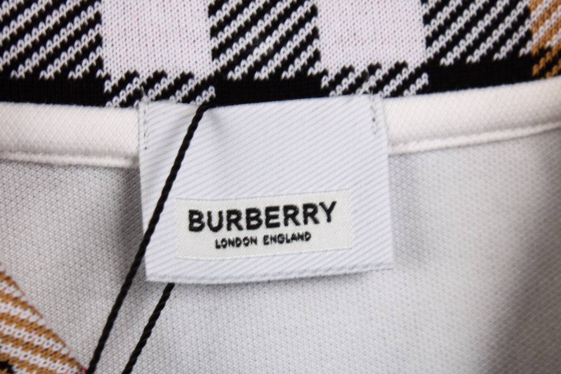 Burberry Polo Shirt (White) - Phantom Kicks