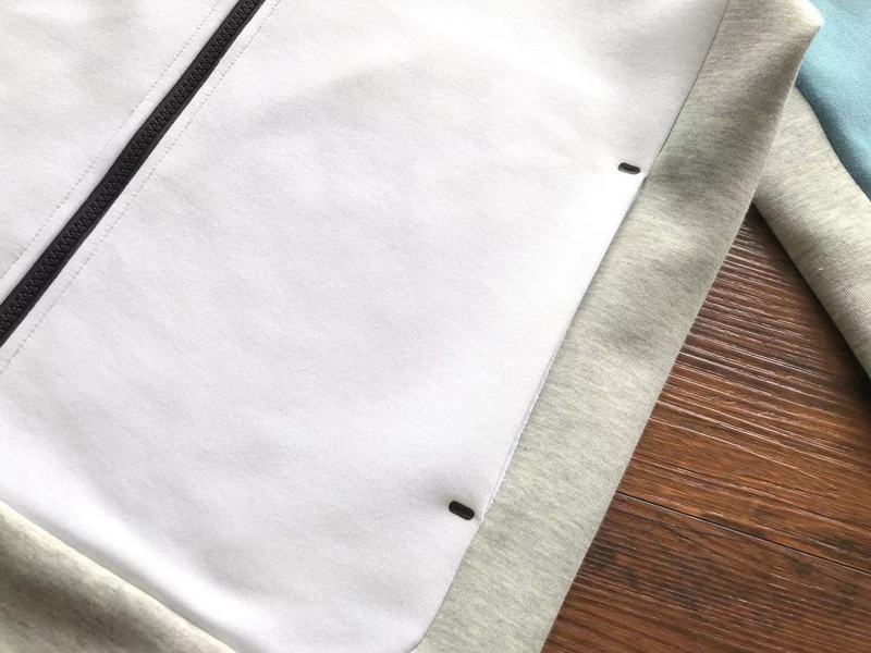 NIKE TECH FLEECE HOODIE x BABY BLUE/GREY/WHITE - Phantom Kicks