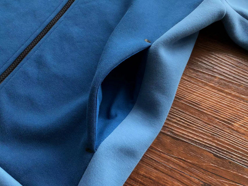 NIKE TECH FLEECE HOODIE x DUTCH BLUE/COURT BLUE - Phantom Kicks