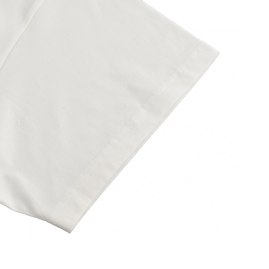 Balenciaga White T-Shirt with Label Detail - Phantom Kicks