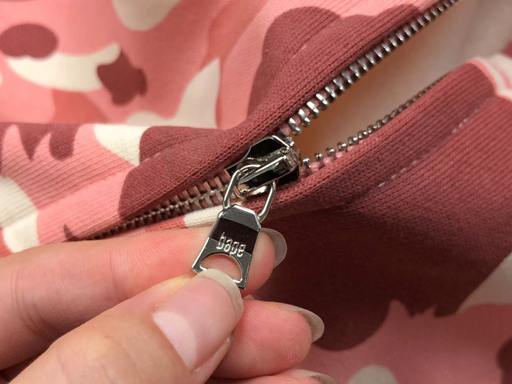 BAPE x BARBIE DOT CAMO SHARK FULL ZIP HOODIE PINK - Phantom Kicks