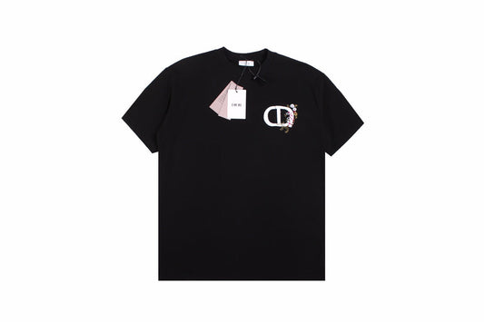 Dior T-Shirt with Floral CD Logo - Phantom Kicks