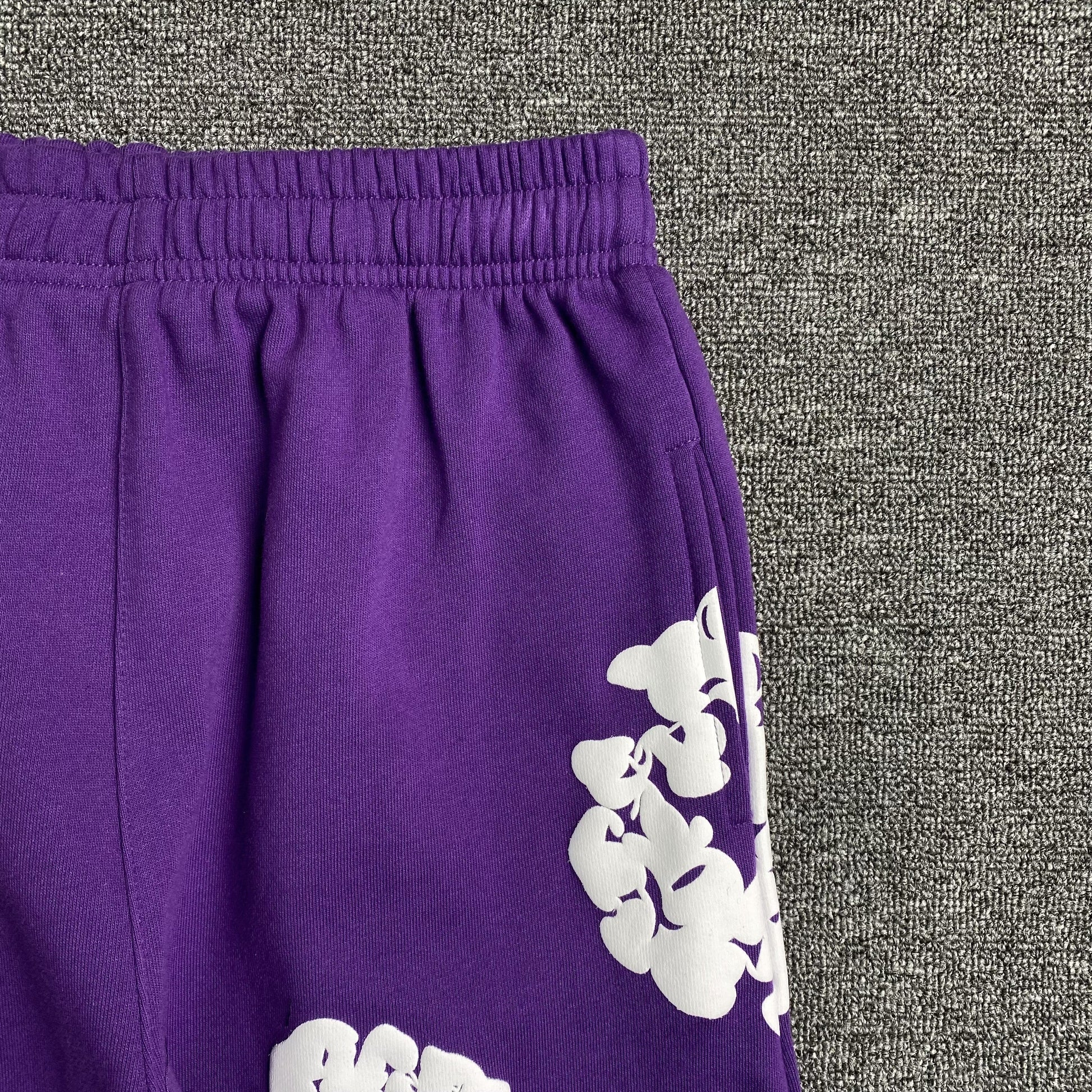 DENIM TEARS COTTON WREATH SWEATPANTS PURPLE - Phantom Kicks