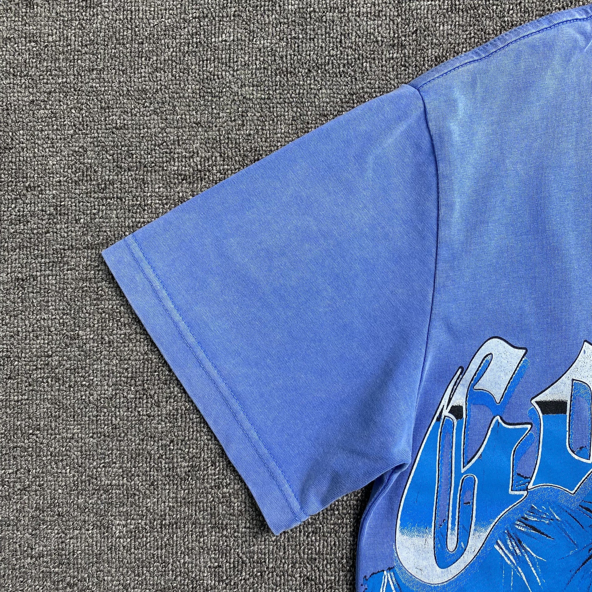 GODSPEED ARTIFICIAL LOVE T-SHIRT WASHED BLUE - Phantom Kicks