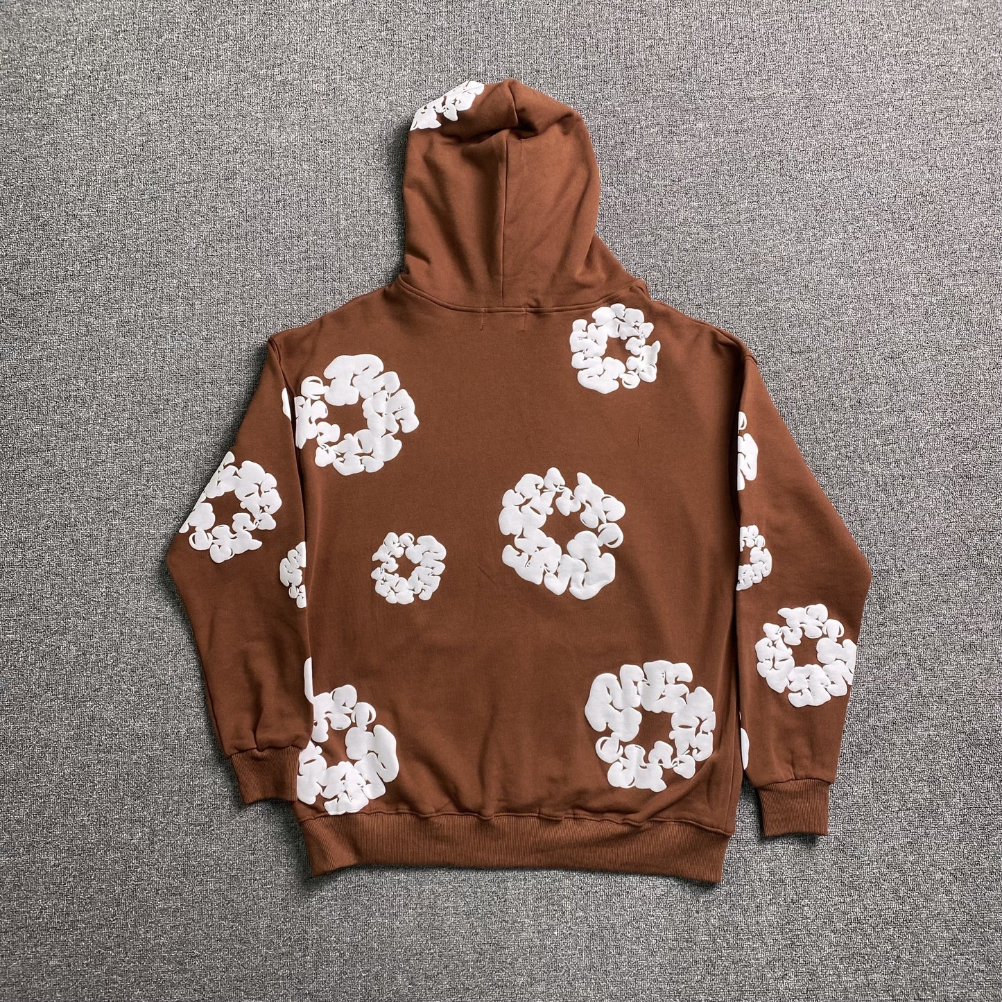 DENIM TEARS COTTON WREATH HOODIE BROWN - Phantom Kicks