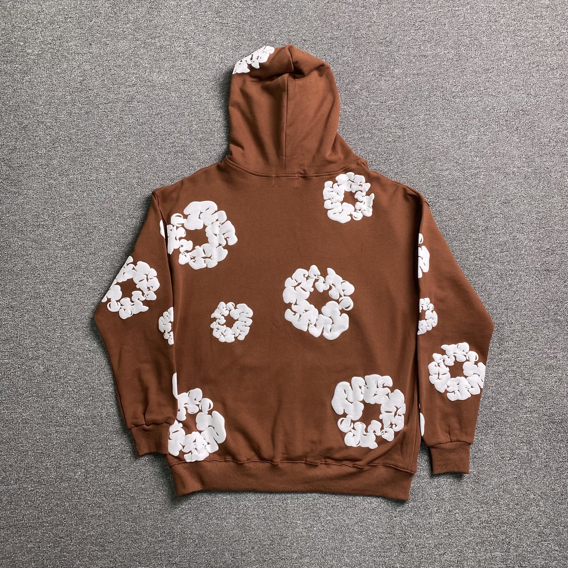 DENIM TEARS COTTON WREATH HOODIE BROWN - Phantom Kicks