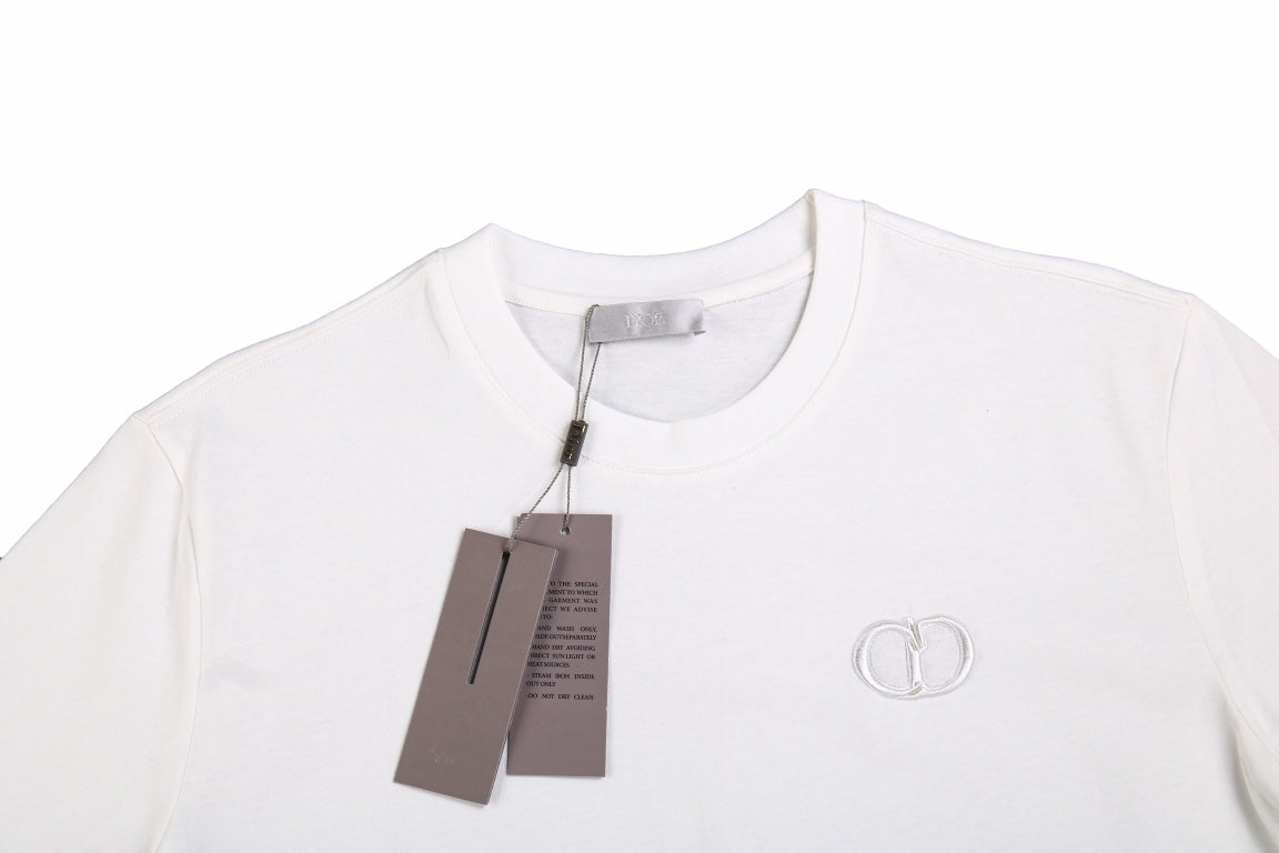 Dior Double D Logo T-Shirt (White) - Phantom Kicks