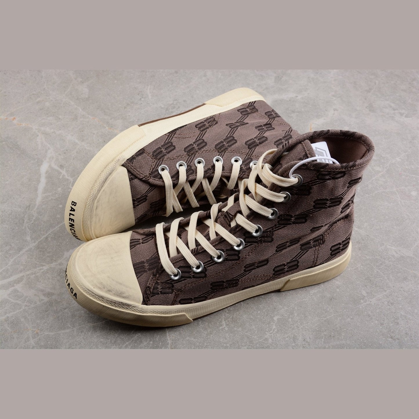 BALENCIAGA PARIS HIGH VULC DESTR x BB CLOTH - Phantom Kicks