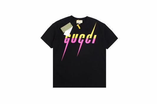 Gucci T-shirt with Retro Logo (Black) - Phantom Kicks