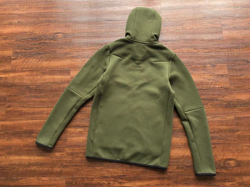 NIKE TECH FLEECE HOODIE x OLIVE GREEN - Phantom Kicks