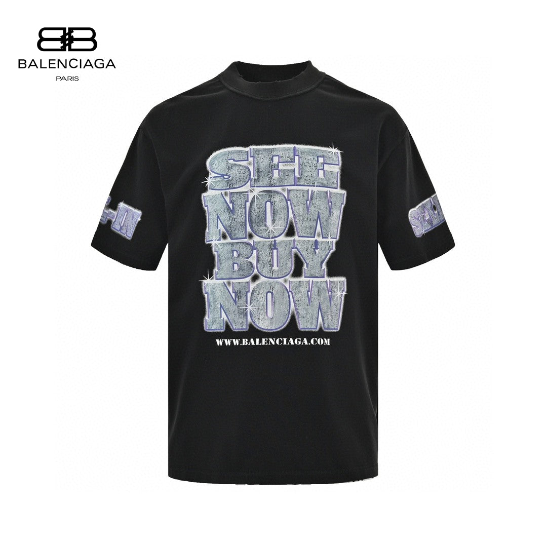 Balenciaga T-Shirt - Text and Graphic Design - Phantom Kicks
