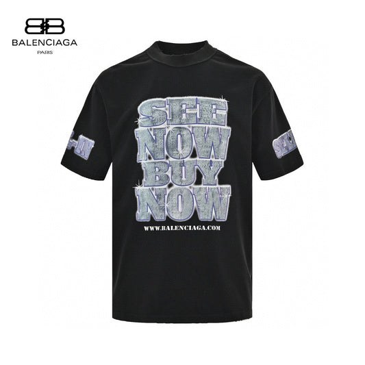 Balenciaga T-Shirt - Text and Graphic Design - Phantom Kicks