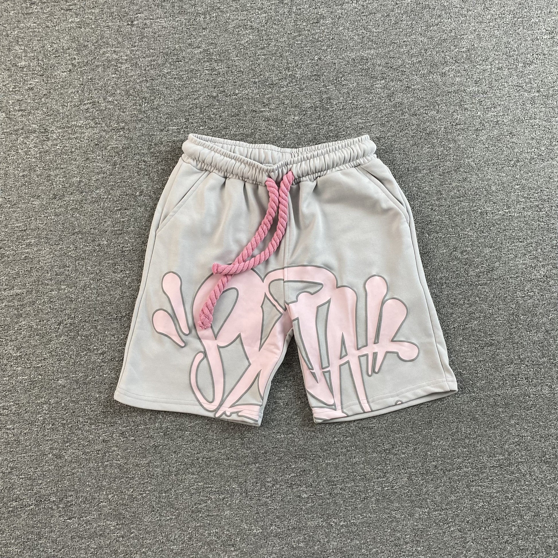 SYNA WORLD SHORTS GREY PINK - Phantom Kicks