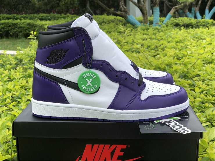 JORDAN 1 HIGH x COURT PURPLE WHITE - Phantom Kicks