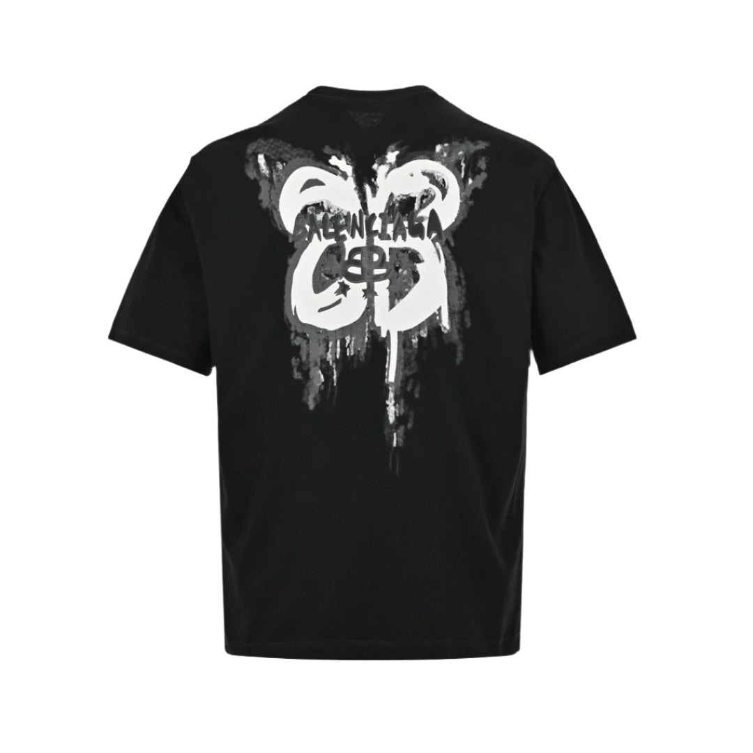 BALENCIAGA STAR GRAPHIC T-SHIRT BLACK - Phantom Kicks