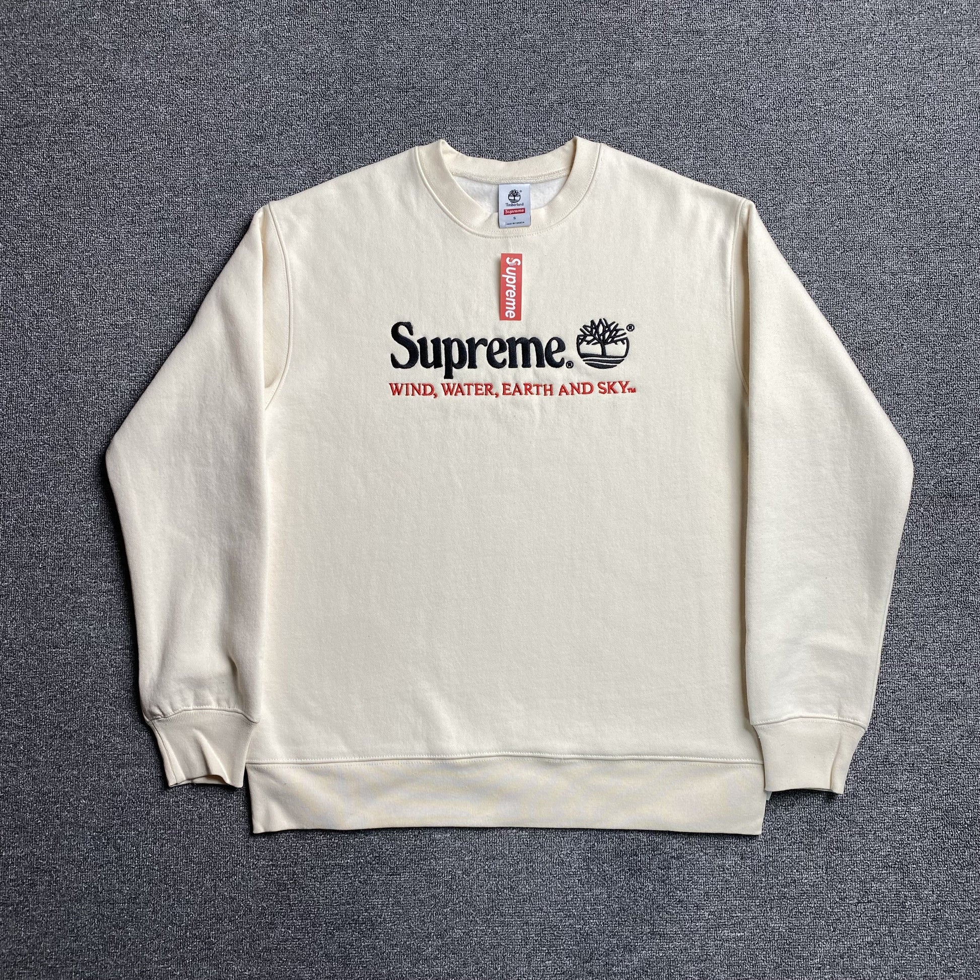 SUPREME x TIMBERLAND SWEATSHIRT NATURAL - Phantom Kicks