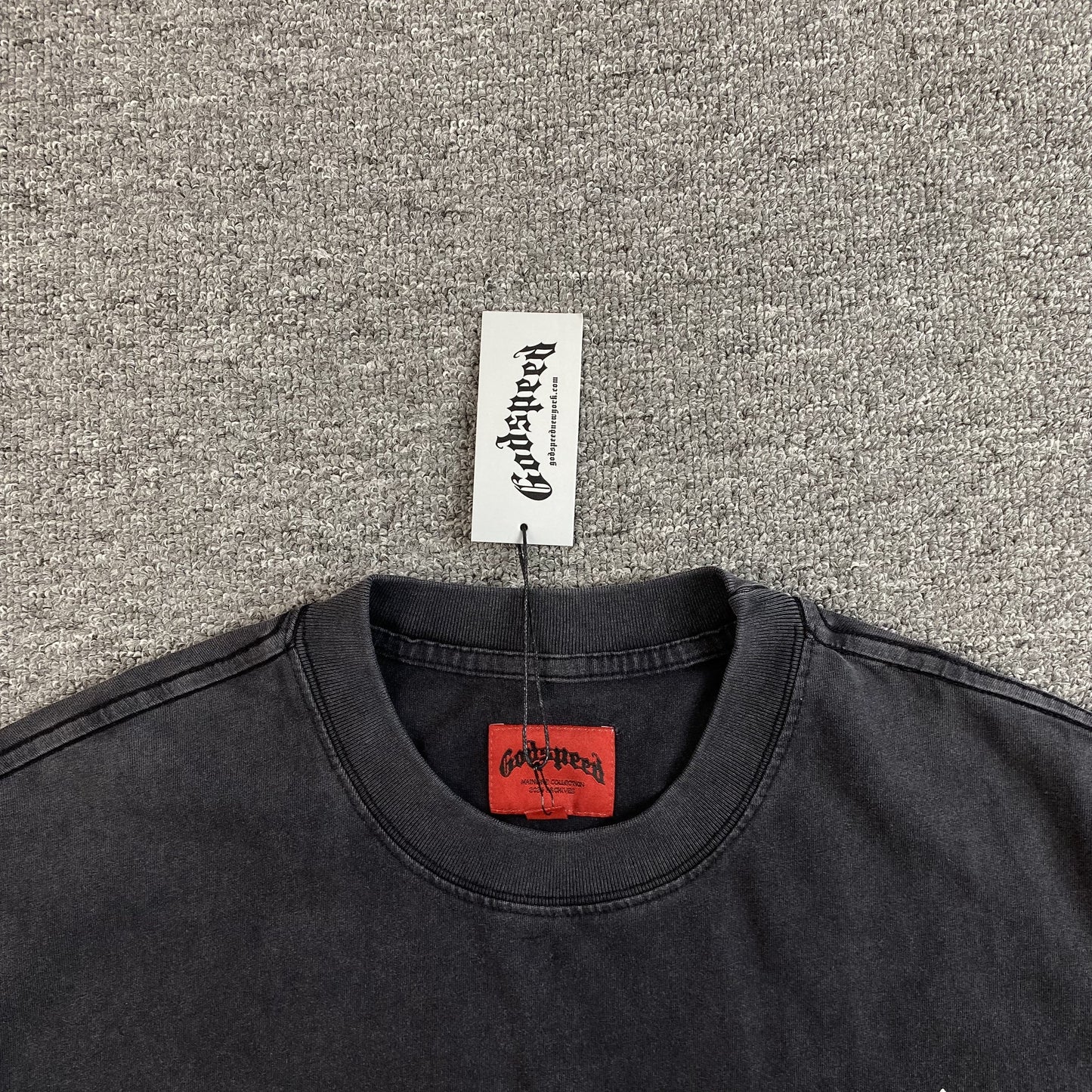 GODSPEED BUTTERFLY EFFECT T-SHIRT WASHED BLACK - Phantom Kicks
