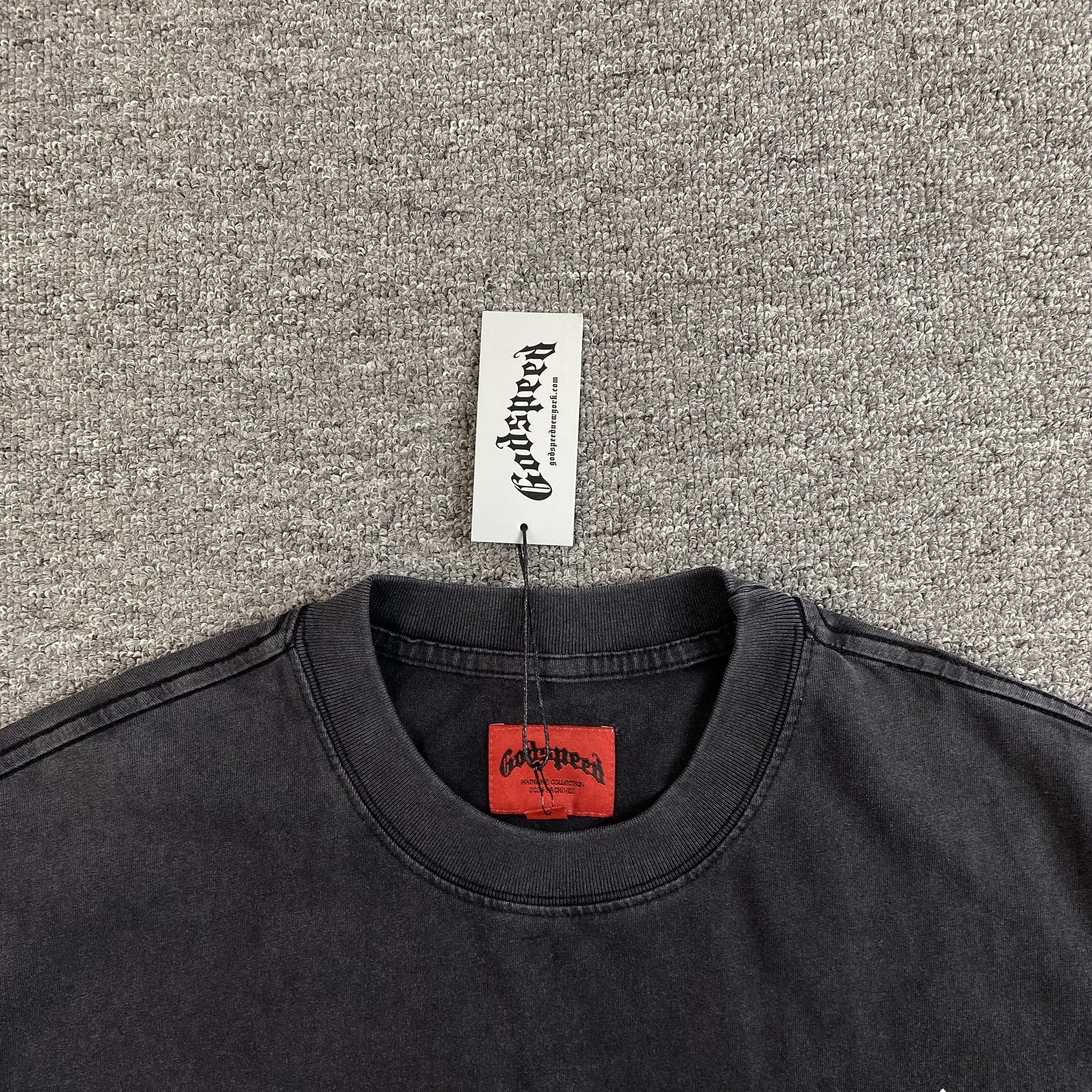 GODSPEED BUTTERFLY EFFECT T-SHIRT WASHED BLACK - Phantom Kicks