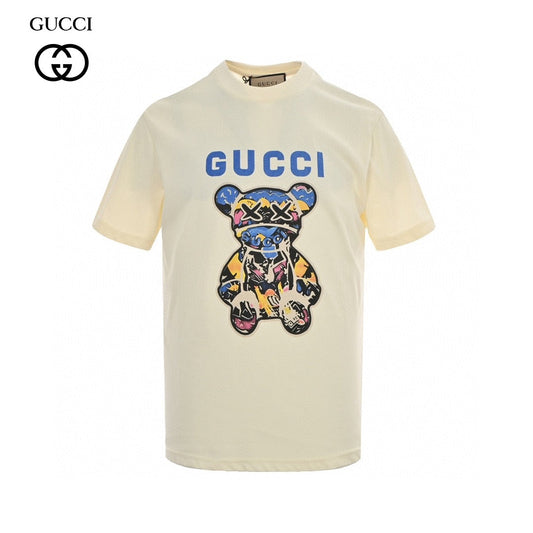 Gucci Cream T-Shirt with Bear Graphic - Phantom Kicks