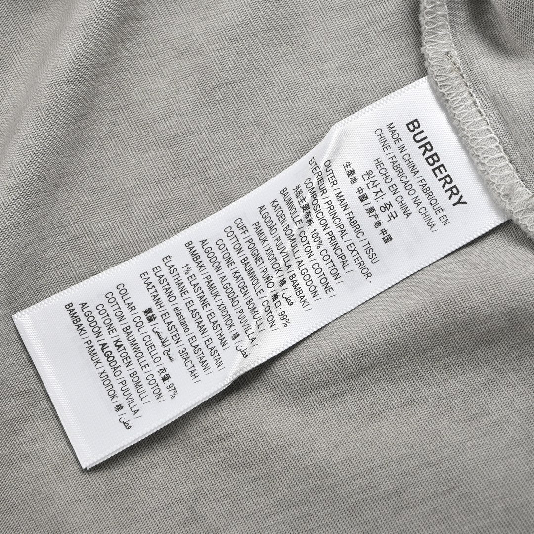 Burberry Grey T-Shirt with Logo - Phantom Kicks