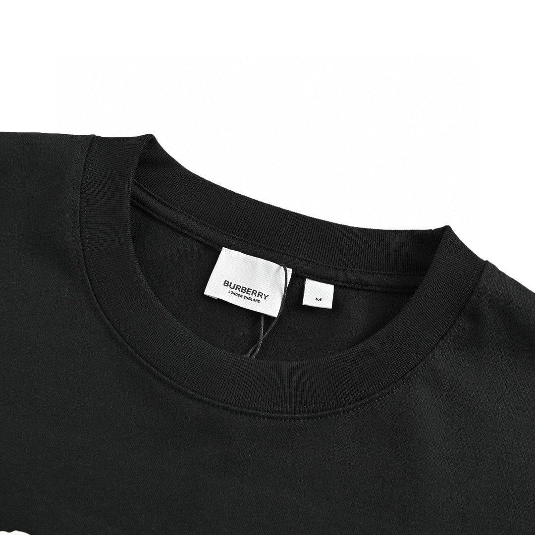 Burberry T-Shirt - Black with Graphic Design - Phantom Kicks